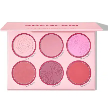 SheGlam Floral Flush Blush Palette - Blushing Bouquet