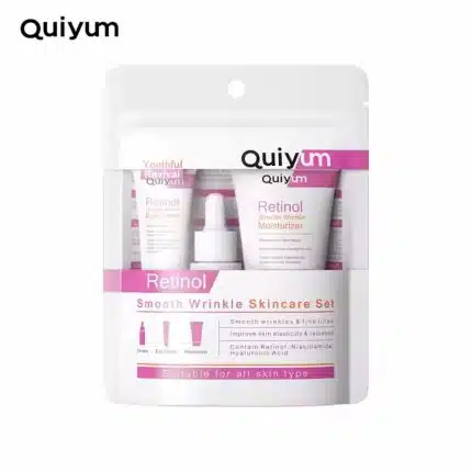 Quiyum Retinol Skincare Set Smooth Wrinkle - 3pcs