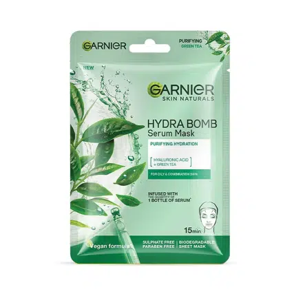 Garnier hydra bomb serum mask - 28g - GREEN TEA