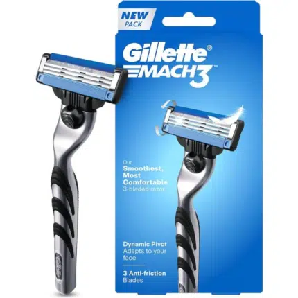 Gillette Mach3 Smoothest Most Comfortable 3 Bladed Razor