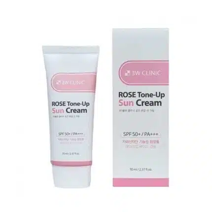 3w Clinic Rose Tone-Up Sun Cream Spf 50+ PA+++ 70ml
