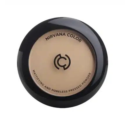 Nirvana Color Pressed Powder Mattifying Compact Powder - Light Beige