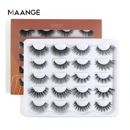 MAANGE 10Pairs 3D Mink Lashes Natural Eyelashes - Y1001
