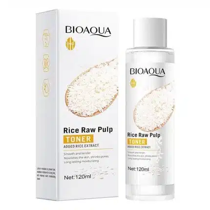 Bioaqua Rice Raw Pulp Toner Hydrating Moisturizing - 120ml