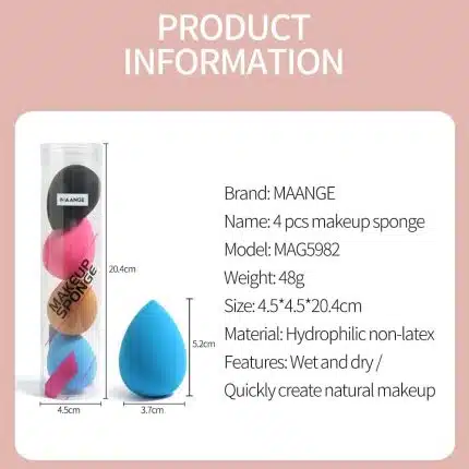 MAANGE 4 Beauty Sponge Pcs/Box