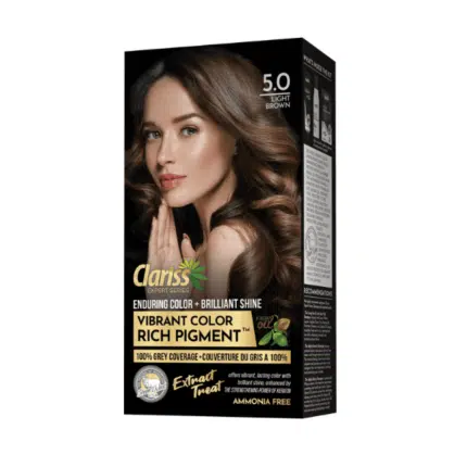 Clariss Expert Series Hair Color# 5.0: Light Brown