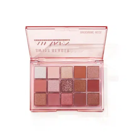 Swiss Beauty Awaken Eyeshadow Palette: 01 Blooming Rose