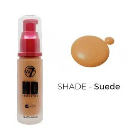 W7 HD Foundation 12 Hours -  Suede