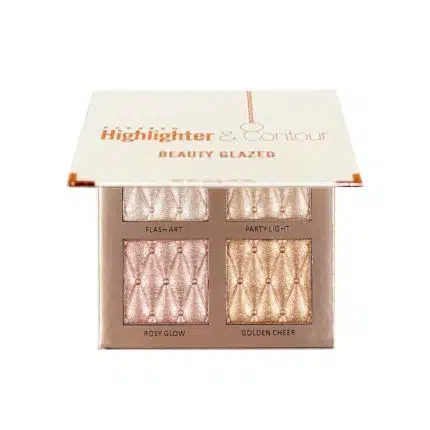 Beauty Glazed Highlighter Palette 4 Color