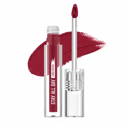 Swiss Beauty Stay All Day Liquid Lipstick Rich Ruby 21