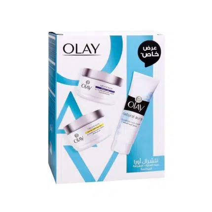Olay Natural Aura Face Wash 50ml +Olay Day Cream 50g + Olay Night Cream 50g
