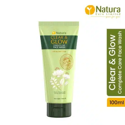Natura Clear & Glow complete care face wash - 100ml