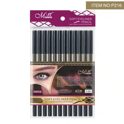 Menow Soft Eyeliner Pencil Kajal - Black