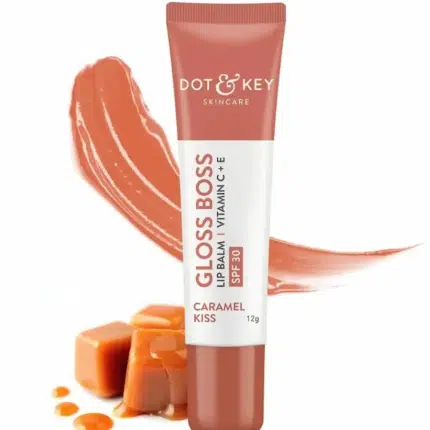 DOT & KEY Gloss Boss Lip Balm Vitamin C+E SPF 30 - Caramel Kiss