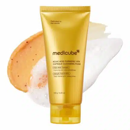 Medicube Kojic Acid Turmeric Vita Capsule Cleansing Foam 120g