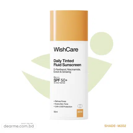 Wishcare Daily Tinted Fluid Sunscreen 50ml Shade M202