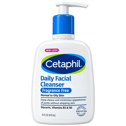 Cetaphil Daily Facial Cleanser Normal to Oily, Sensitive Skin - 473ml ( Fragrance Free)