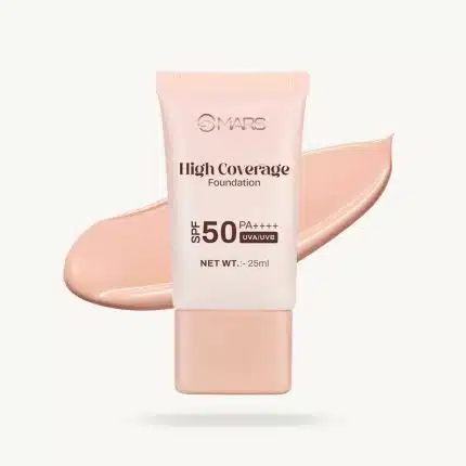 MARS High Coverage Foundation Ivory Glow 01 SPF 50 PA++++ 25