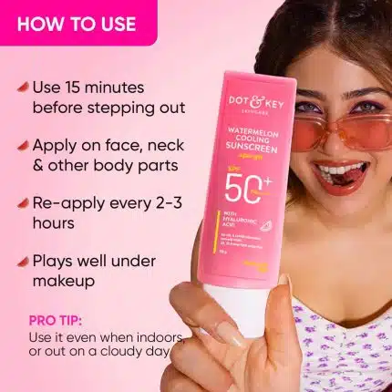 Dot & Key Watermelon Cooling Sunscreen SPF 50+ PA++++ 50g