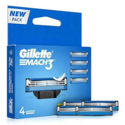 Gillette Mach3 4 Pcs Cartridge Blade