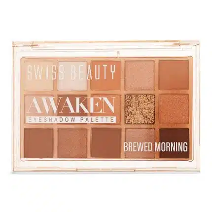 Swiss Beauty Awaken Eyeshadow Palette Brewed Morning 02