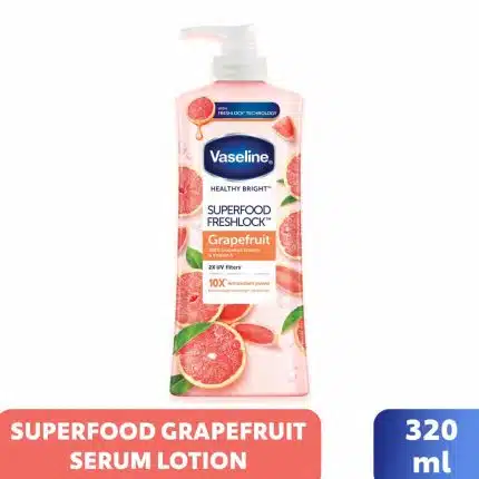 Vaseline Superfood Freshlook Grapefruit Lotion – 320ml