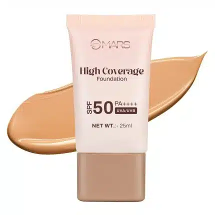 MARS High Coverage Foundation Almond 07 SPF 50 PA++++ 25ml
