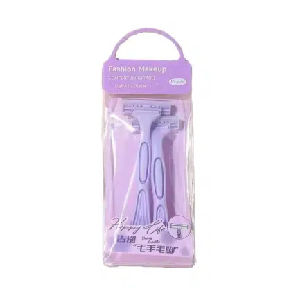 LMLTOP Comfort & Portable Razor - 2pcs Purple