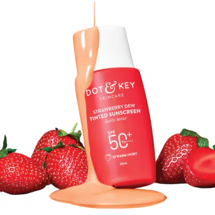 Dot n Key Strawberry Dew Tinted Sunscreen SPF 50+ PA++++ -02 warm ivory