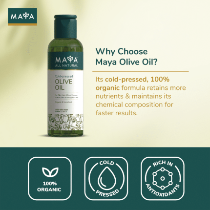 MAYA All Natural Cold-pressed Olive Oil 120 ml