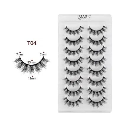 IMAGIC 8-Pair 3D False Eyelashes - T04