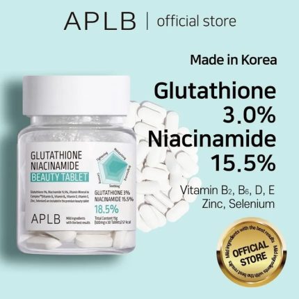 APLB Glutathione Niacinamide Beauty Tablet 500mg x 30 Tablets
