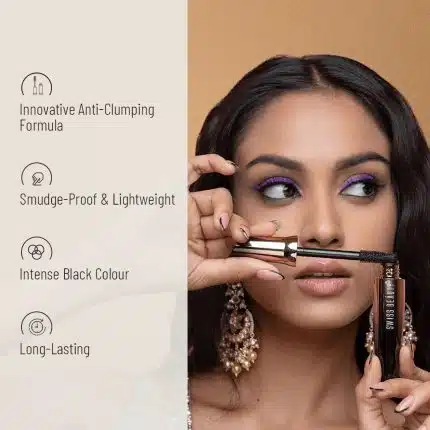 Swiss Beauty 4d Mascara Waterproof Lift & Curl Black