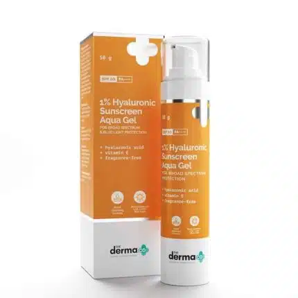 The Derma Co 1% Hyaluronic Sunscreen Aqua Gel - 50gm