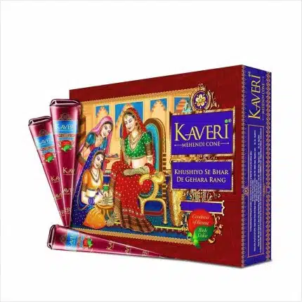 Kaveri Mehendi Cone - 12 Pcs (BD)