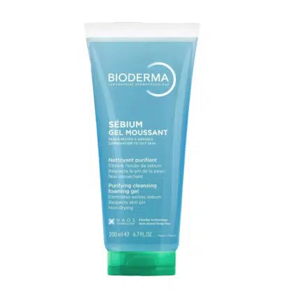 Bioderma Gel Face Wash Sebium Gel Moussant Purifying Cleansing Foaming - 200ml