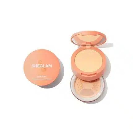 Sheglam Insta-Ready Face & Under Eye Setting Powder Duo -Toasted Almond