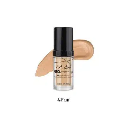 L.A. Girl Pro Coverage Illuminating Foundation - Fair ( 28ml )