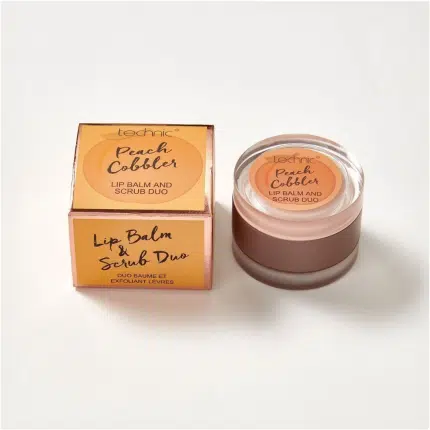 Technic Lip Balm and Scrub Duo - Peach Cobbler