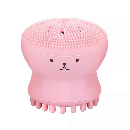 Laikou Octopus Silicone Face Cleansing Brush - Pink