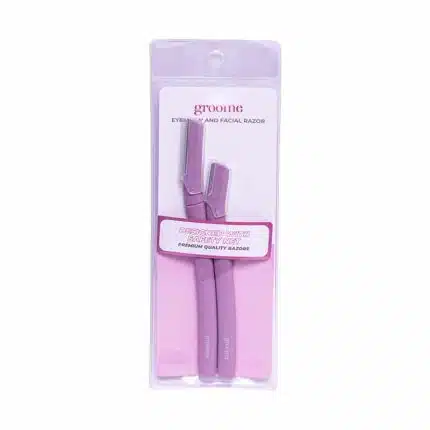 Groome Eyebrow and Facial Razor - purple