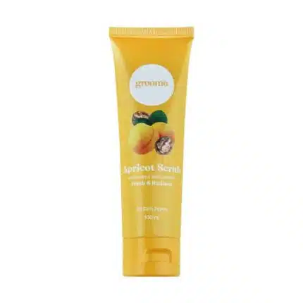 Groome Apricot Scrub With Walnut Shell Powder - 100ml