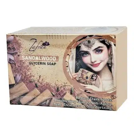 Zafran Sandalwood Glycerin Soap - 100gm