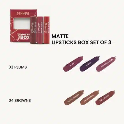 Mars Matte Lipsticks browns 04