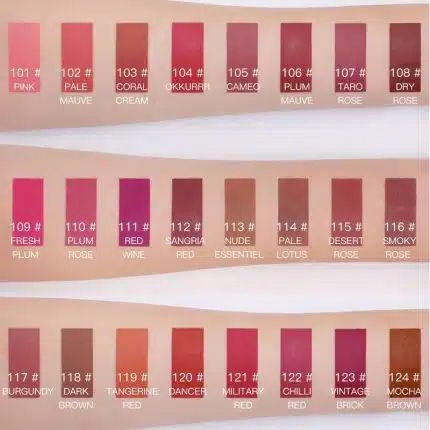 Beauty Glazed Matte Liquid Lipstick Burgundy 117