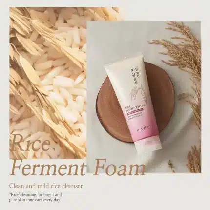 Dabo Rice Whitening Face Wash Shining Ferment Foam 180ml
