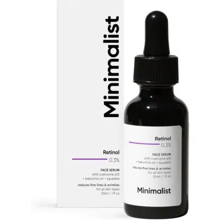 Minimalist 0.3% Retinol Face Serum for All Skin Types 30ml