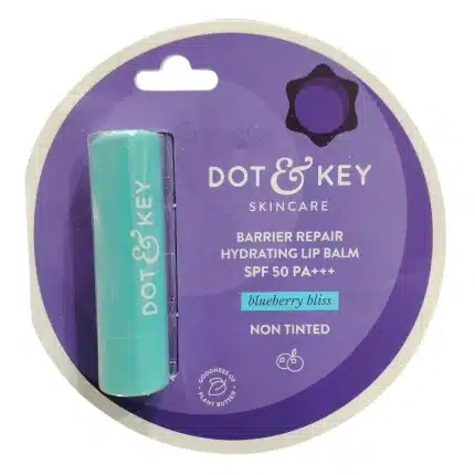 Dot & Key Barrier Repair Hydrating Lip Balm SPF 50+ PA+++ - Blueberry Bliss (Non-Tinted)