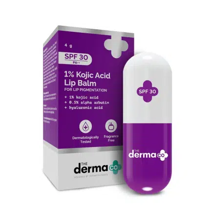 The Derma Co. 1% Kojic Acid Lip Balm SPF 30 Pa++ 4.5gm