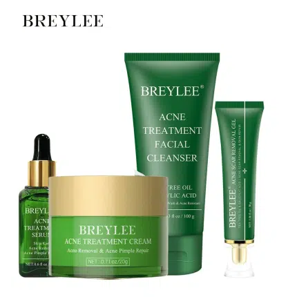 Breylee Acne Remover Package - Cream+Serum+Cleanser+Removal Gel